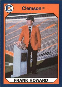 1990 Collegiate Collection Clemson Tigers #9 Frank Howard Front