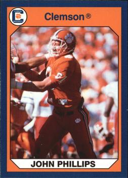 1990 Collegiate Collection Clemson Tigers #13 John Phillips Front