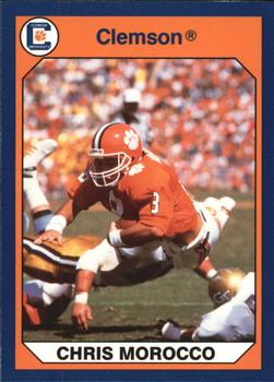 1990 Collegiate Collection Clemson Tigers #16 Chris Morocco Front