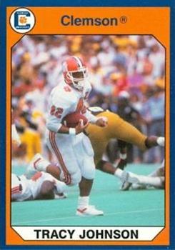 1990 Collegiate Collection Clemson Tigers #19 Tracy Johnson Front