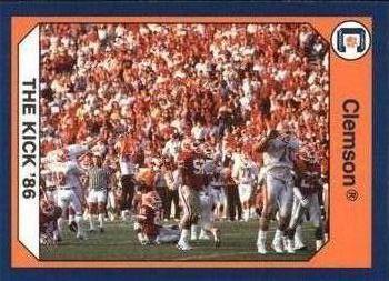 1990 Collegiate Collection Clemson Tigers #36 The Kick 1986 Front