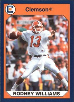 1990 Collegiate Collection Clemson Tigers #67 Rodney Williams Front