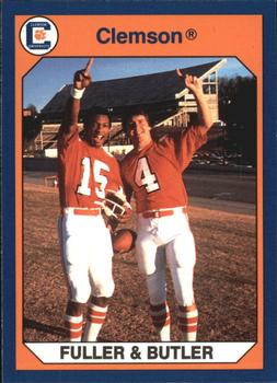 1990 Collegiate Collection Clemson Tigers #141 Steve Fuller / Jerry Butler Front