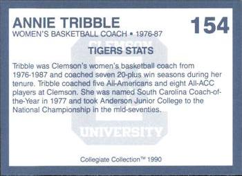 1990 Collegiate Collection Clemson Tigers #154 Andie Tribble Back