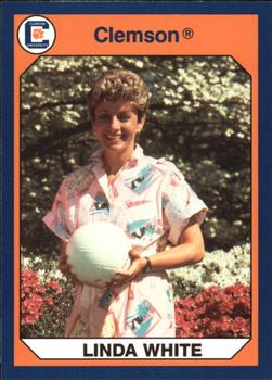 1990 Collegiate Collection Clemson Tigers #183 Linda White Front