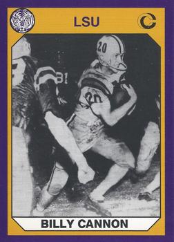 1990 Collegiate Collection LSU Tigers #7 Billy Cannon Front