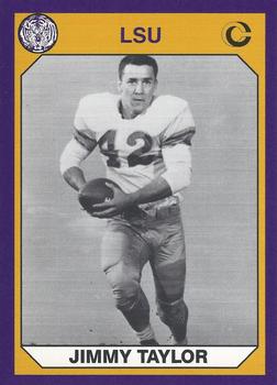 1990 Collegiate Collection LSU Tigers #13 Jim Taylor Front