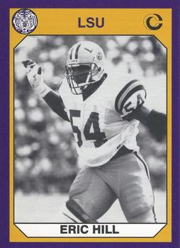 1990 Collegiate Collection LSU Tigers #24 Eric Hill Front