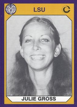 1990 Collegiate Collection LSU Tigers #33 Julie Gross Front