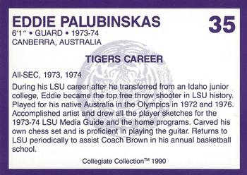 1990 Collegiate Collection LSU Tigers #35 Eddie Palubinskas Back