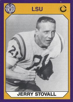 1990 Collegiate Collection LSU Tigers #41 Jerry Stovall Front