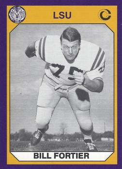 1990 Collegiate Collection LSU Tigers #43 Bill Fortier Front
