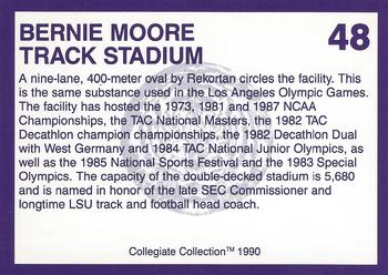1990 Collegiate Collection LSU Tigers #48 Bernie Moore Stadium Back