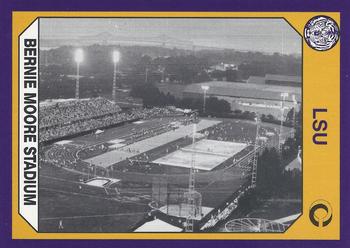 1990 Collegiate Collection LSU Tigers #48 Bernie Moore Stadium Front