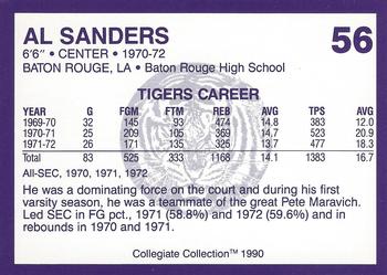 1990 Collegiate Collection LSU Tigers #56 Al Sanders Back