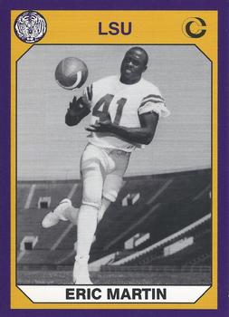 1990 Collegiate Collection LSU Tigers #57 Eric Martin Front