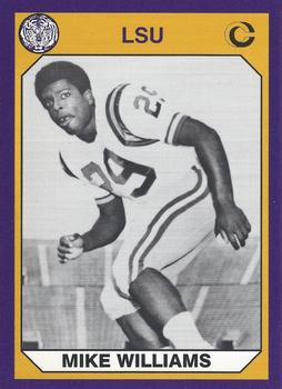 1990 Collegiate Collection LSU Tigers #64 Mike Williams Front