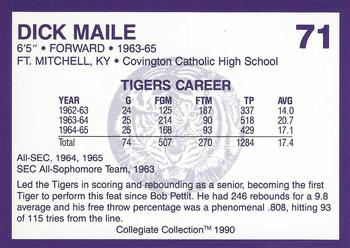 1990 Collegiate Collection LSU Tigers #71 Dick Maile Back
