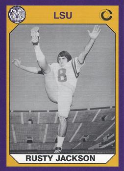 1990 Collegiate Collection LSU Tigers #73 Rusty Jackson Front