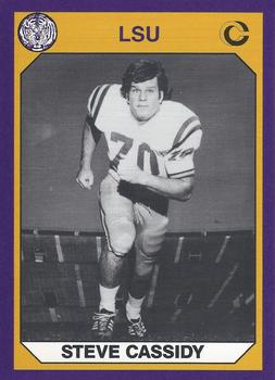 1990 Collegiate Collection LSU Tigers #82 Steve Cassidy Front