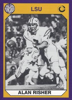 1990 Collegiate Collection LSU Tigers #85 Alan Risher Front