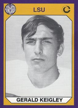 1990 Collegiate Collection LSU Tigers #86 Gerald Keigley Front