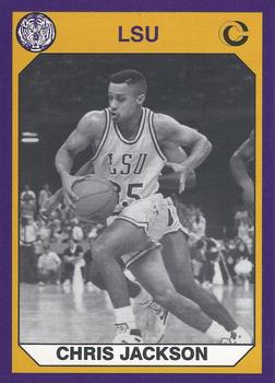 1990 Collegiate Collection LSU Tigers #91 Chris Jackson Front
