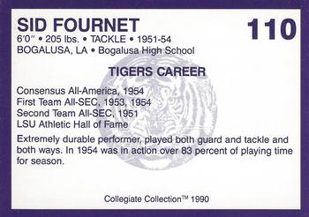 1990 Collegiate Collection LSU Tigers #110 Sid Fournet Back