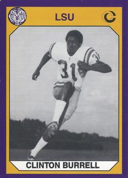 1990 Collegiate Collection LSU Tigers #119 Clinton Burrell Front