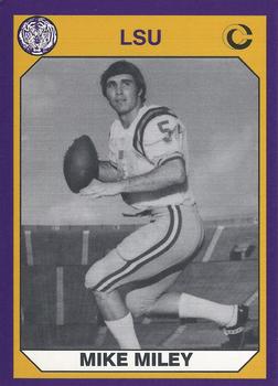 1990 Collegiate Collection LSU Tigers #120 Mike Miley Front