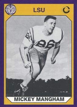 1990 Collegiate Collection LSU Tigers #125 Mickey Mangham Front