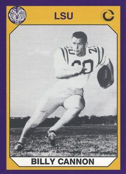 1990 Collegiate Collection LSU Tigers #137 Billy Cannon Front