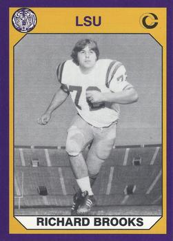 1990 Collegiate Collection LSU Tigers #141 Richard Brooks Front