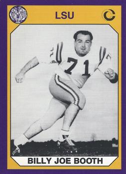 1990 Collegiate Collection LSU Tigers #142 Billy Joe Booth Front