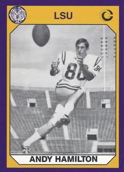 1990 Collegiate Collection LSU Tigers #145 Andy Hamilton Front