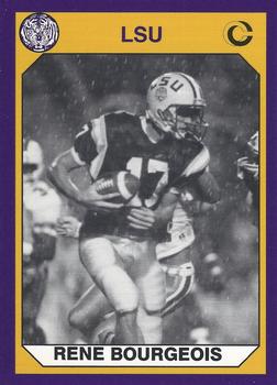 1990 Collegiate Collection LSU Tigers #146 Rene Bourgeois Front