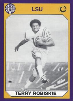 1990 Collegiate Collection LSU Tigers #147 Terry Robiskie Front