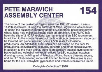1990 Collegiate Collection LSU Tigers #154 Pete Maravich Center Back