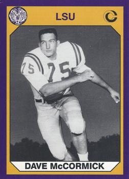 1990 Collegiate Collection LSU Tigers #159 Dave McCormick Front