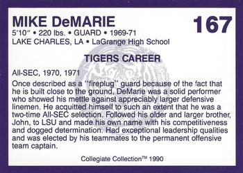 1990 Collegiate Collection LSU Tigers #167 Mike DeMarie Back