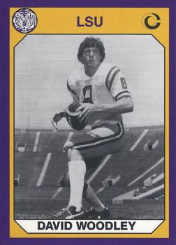 1990 Collegiate Collection LSU Tigers #182 David Woodley Front