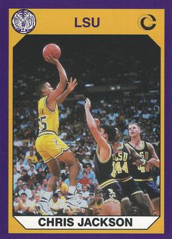 1990 Collegiate Collection LSU Tigers #189 Chris Jackson Front