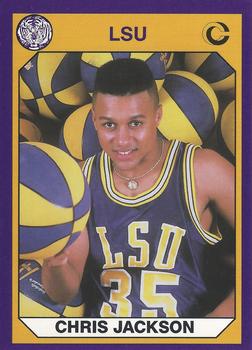 1990 Collegiate Collection LSU Tigers #190 Chris Jackson Front