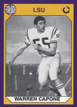 1990 Collegiate Collection LSU Tigers #195 Warren Capone Front