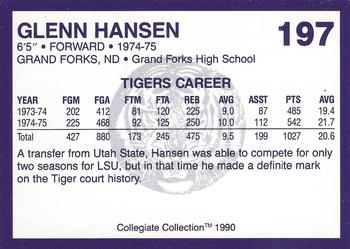 1990 Collegiate Collection LSU Tigers #197 Glenn Hansen Back