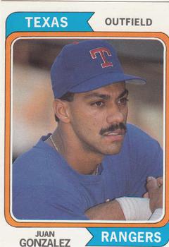 1992 SCD Sports Card Price Guide Monthly #52 Juan Gonzalez Front