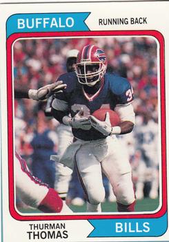 1992 SCD Sports Card Price Guide Monthly #82 Thurman Thomas Front