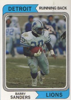 1992 SCD Sports Card Price Guide Monthly #71 Barry Sanders Front