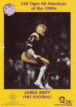 1989 LSU Tigers All-Americans #13 James Britt Front