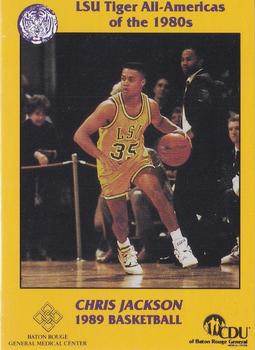 1989 LSU Tigers All-Americans #1 Chris Jackson Front